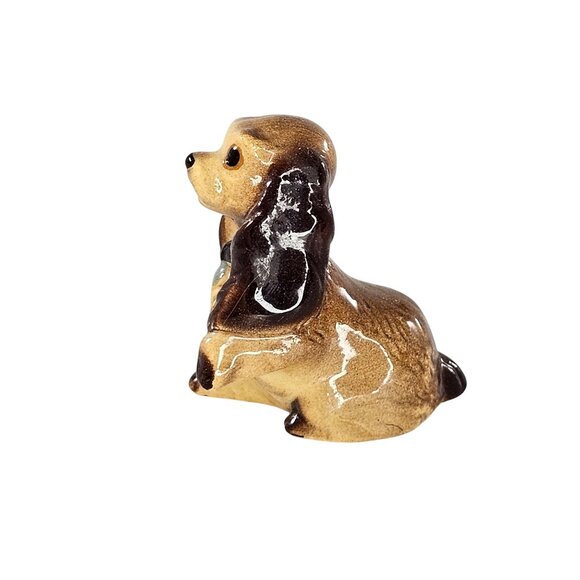 Hagen Renaker Cocker Spaniel Mama Miniature Figurine Sitting Dog Lady - Picture 5 of 8
